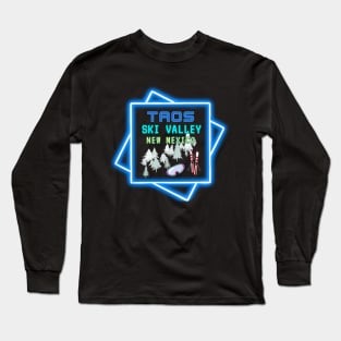 Taos, New Mexico U.S.A.  Gift Ideas For The Ski Enthusiast. Long Sleeve T-Shirt